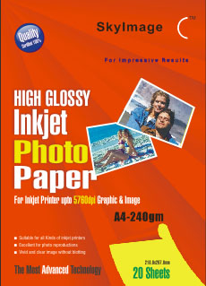 240g Inkjet High Glossy Photo Paper