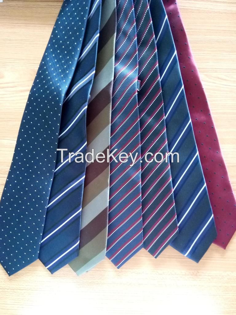 fashion polyester necktie , solid color