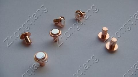 Bi-Metal Contact Rivets, Bimetal Rivets, Bimetal rivet