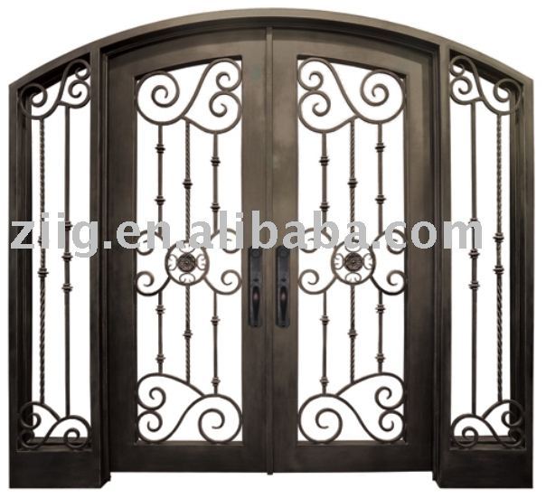 wrought iron door