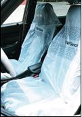 plastic car seat cover