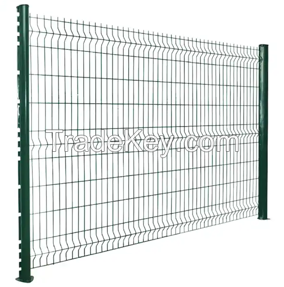 actory direct price garden fence galvanized 3D bending fence