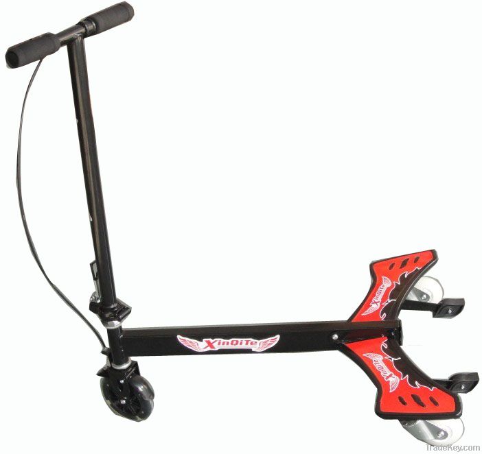 Swing scooter with three wheel