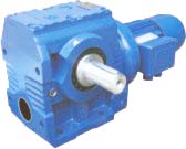 Helical-worm reducer