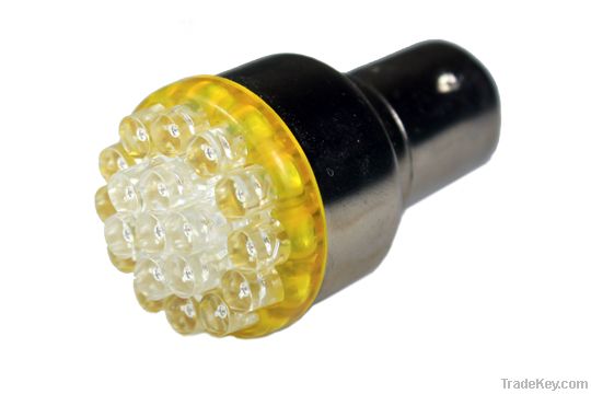 High Brightness Yellow 1157-19 LED auto signal bulb with CE&ROHS