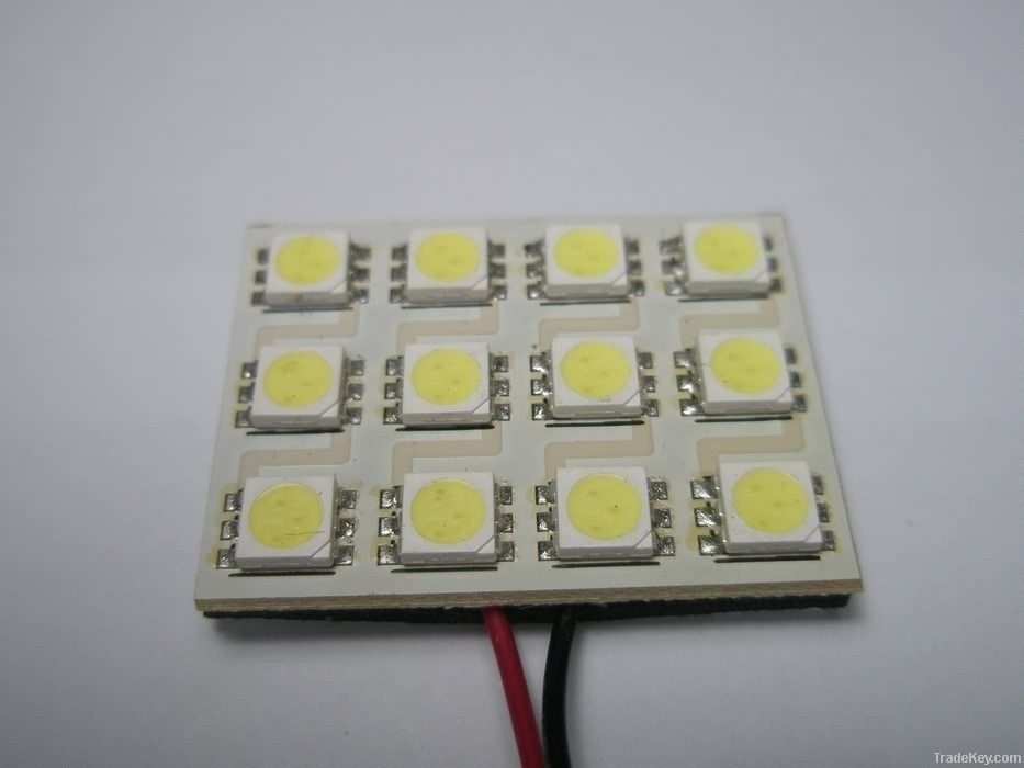 Dome-12SMD 5050 Auto LED Car Lamp Interior Lighting