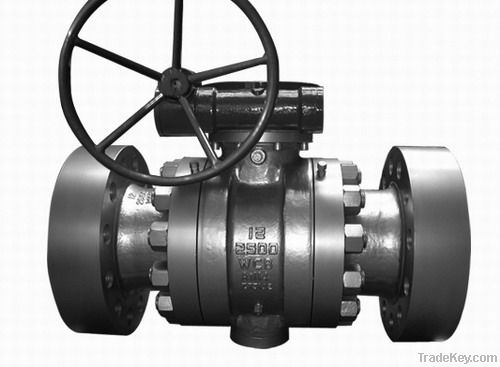 Tronnion ball valve