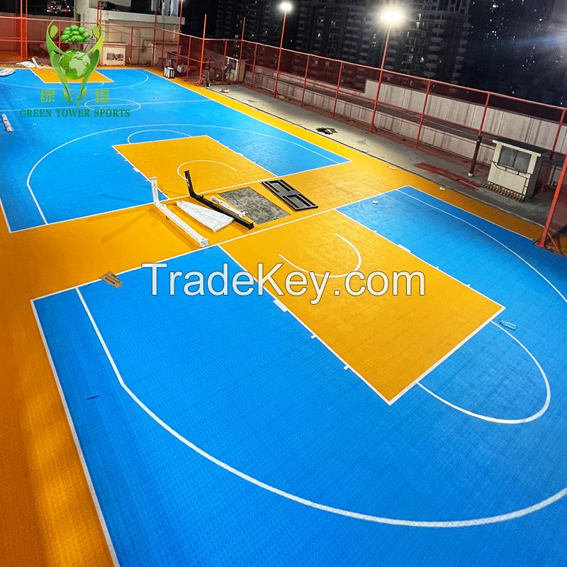 sports flooring basketball interlocking assembled floor