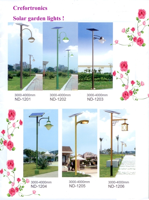 Solar garden light, outdoor light, Led light, Panel light