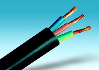 PVC insulated and sheathed flexible cable