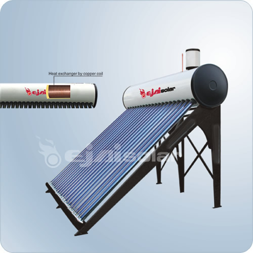 Per-heated solar water heater