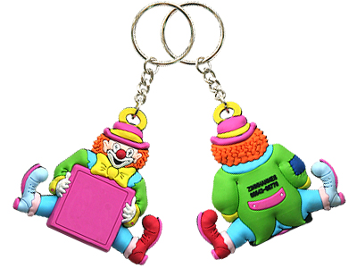 pvc keychains  (double-side)