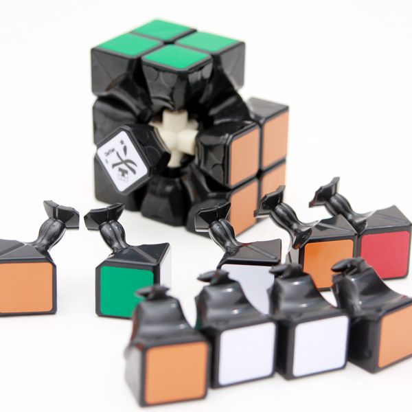 Free shipping! Dayan V 5 ZhanChi 57mm / 5.7cm 3x3 Black Speed Cube +Free Stickers with ID card