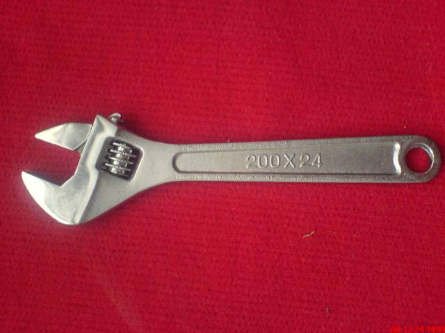 adjustable wrench in regular