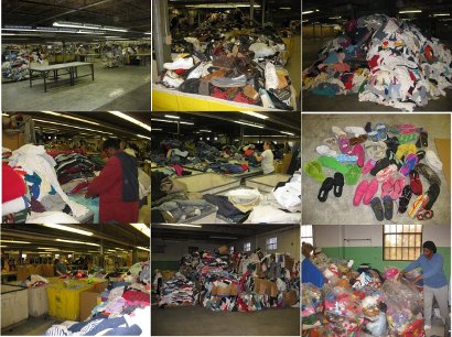 Used Clothes, clean, sorted by item, from The United States Of America