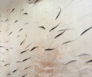 Chinoiserie wallpaper panels