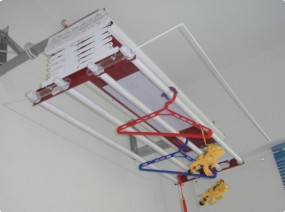 remote drying clothes line