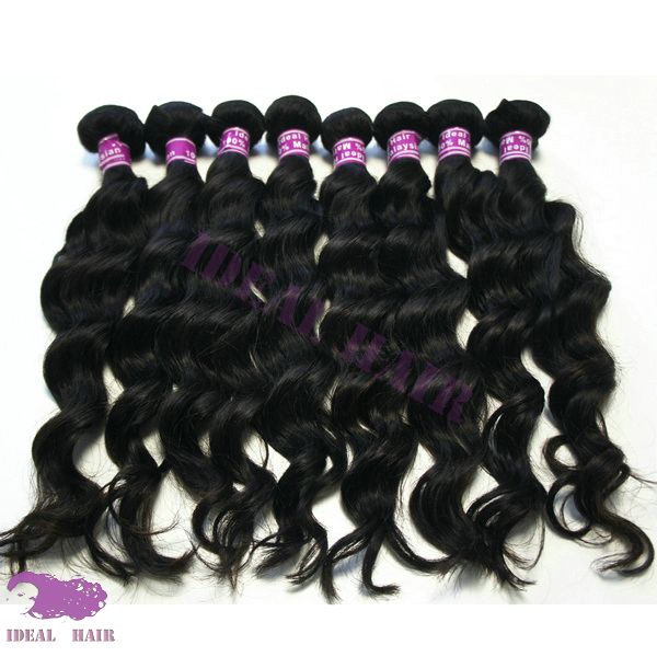 brazilian natural hair extension/weave /weft 12"~36" for sales