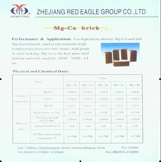 Mg-Ca Brick