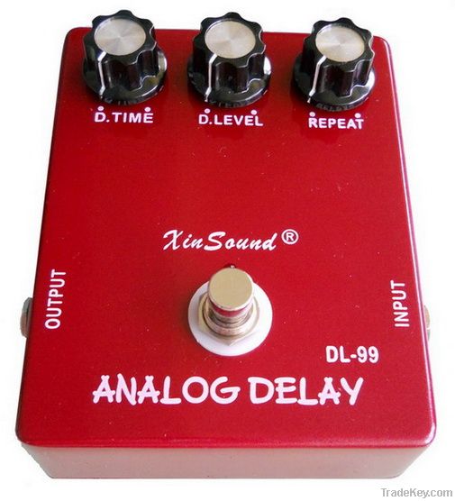 BBD Analog Delay Pedal True Bypass