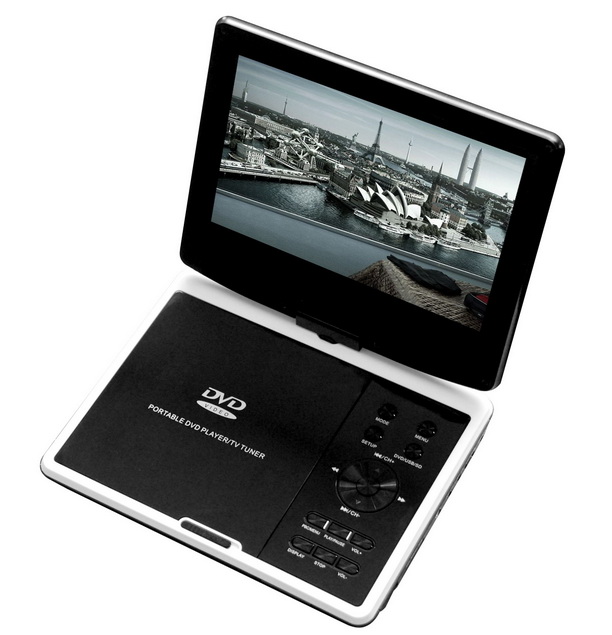 7inch Portable DVD Player + DVB-T+USB card reader