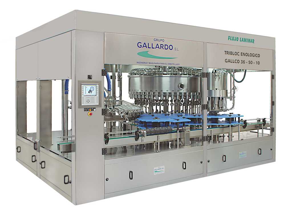 Triblock bottling equipment for water