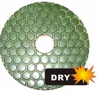 Dry Star Type Diamond Flexible Polishing Pads