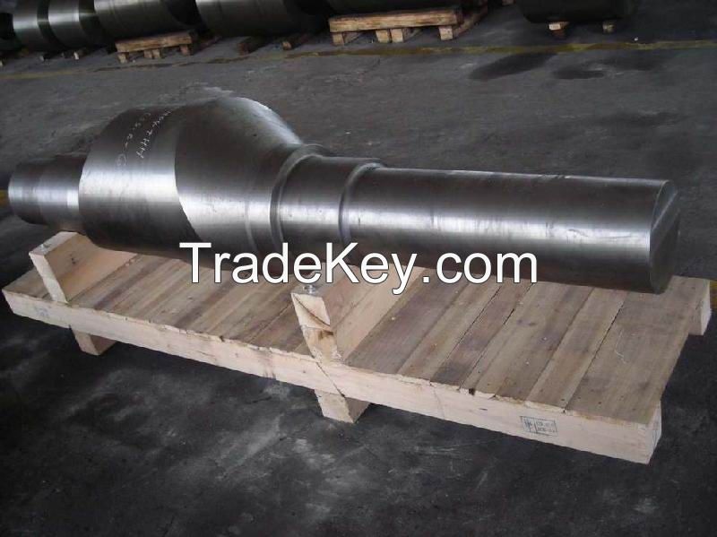 High Quality Competitive Free Forging Parts Flanged Shaft for Mining Equipment