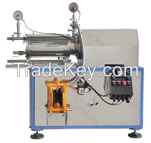 horizontal sand mill bead mill for paint , ink