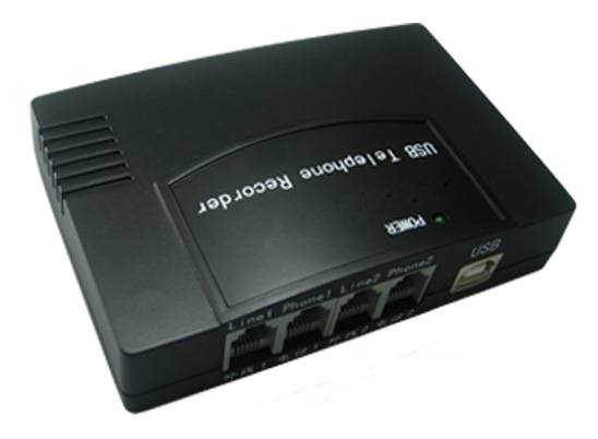 2ch usb telephone recorder(usb connection)