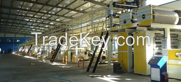 Best quality WJ80-1850-II Model 5 Layers Corrugated Cardboard Production Line