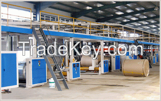 Best quality WJ150-1600 3-Layer Corrugated Cardboard Production Line