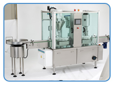 Automatic Powder Filling And Cap Sealing Machine