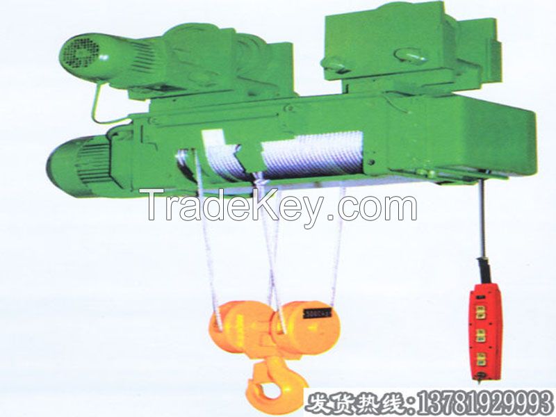 Wire rope electric hoist