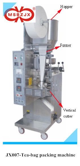 AutomaticTea bag packing machine with thread