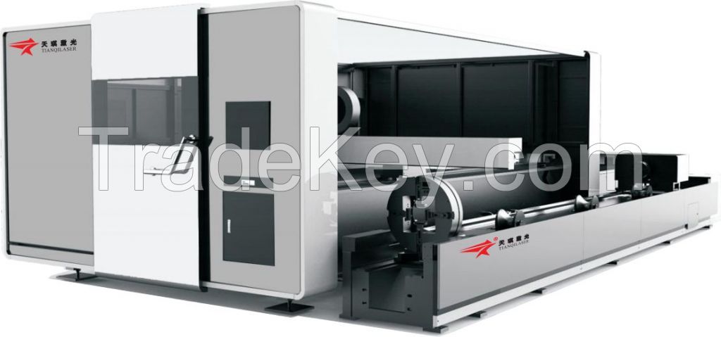 professional metal plate and tube fiber laser cutting machine