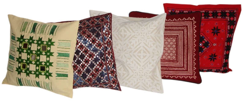 Cotton and Silk Cushion Covers