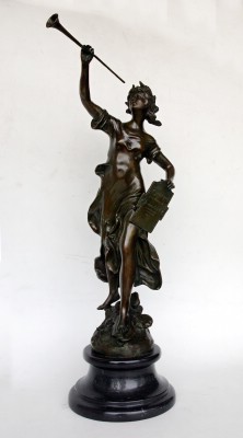 Bronze Woman Figurine