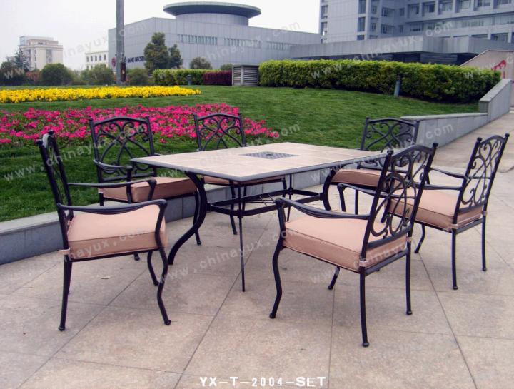 Aluminium furniture, outdoor furniture, cast furniture