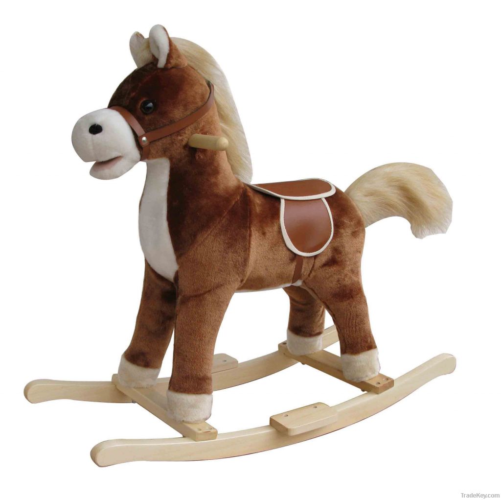 PLUSH ROCKING HORSE