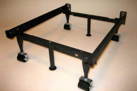 Twin, Full Sm. Caster Bed Frame