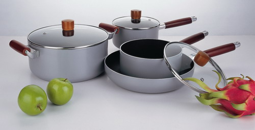 7 Pcs Heat Resistant Cookware Set