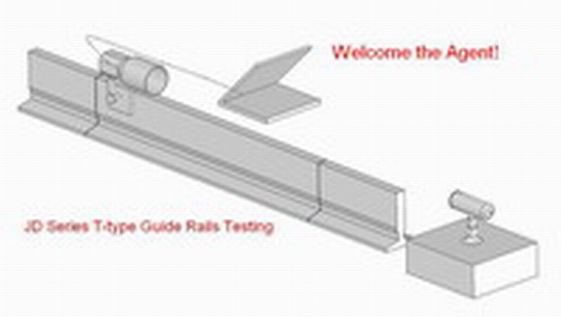 T-type Guide Rail Testing