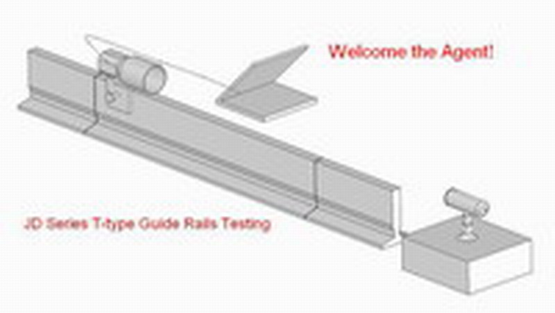 T-Type Guide Rail Testing