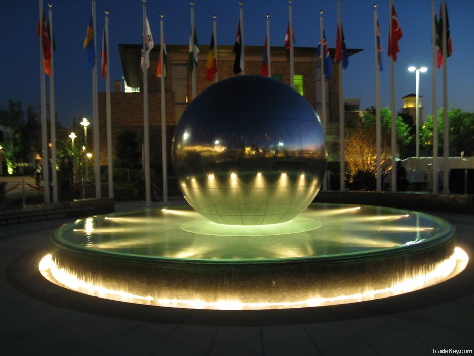 Stainless steel water fountain