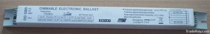 DALI dimmable electronic fluorescent ballast
