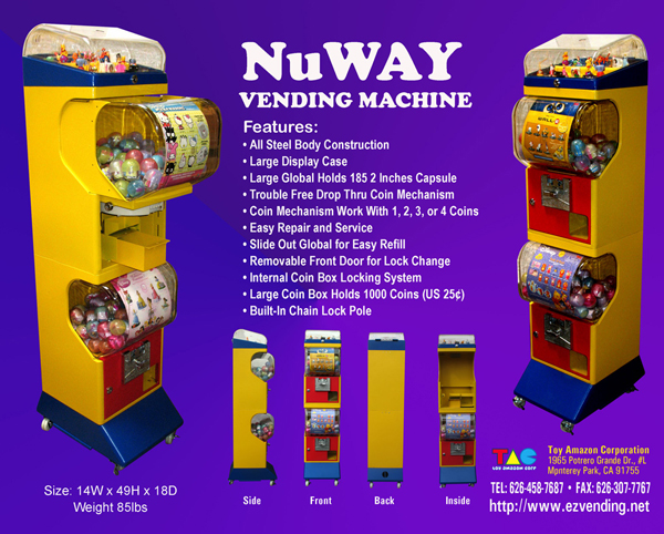 NuWay - All New Steel Japanese Vending Machine