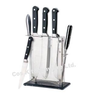 Chef knives set(Cast+POM handle)