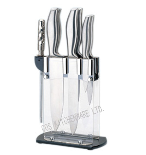 Chef knives set(hollow steel handle)