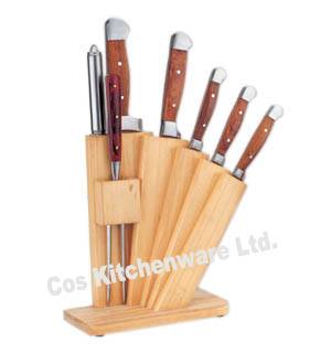 chef knives(colored wood handle)